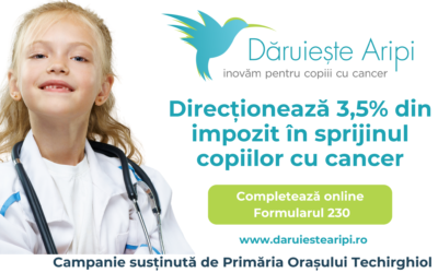 Ajută copiii cu cancer prin redirecționarea impozitului pe venit