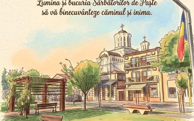 Gânduri de lumină și speranță, de Paște, pentru comunitatea din Techirghiol